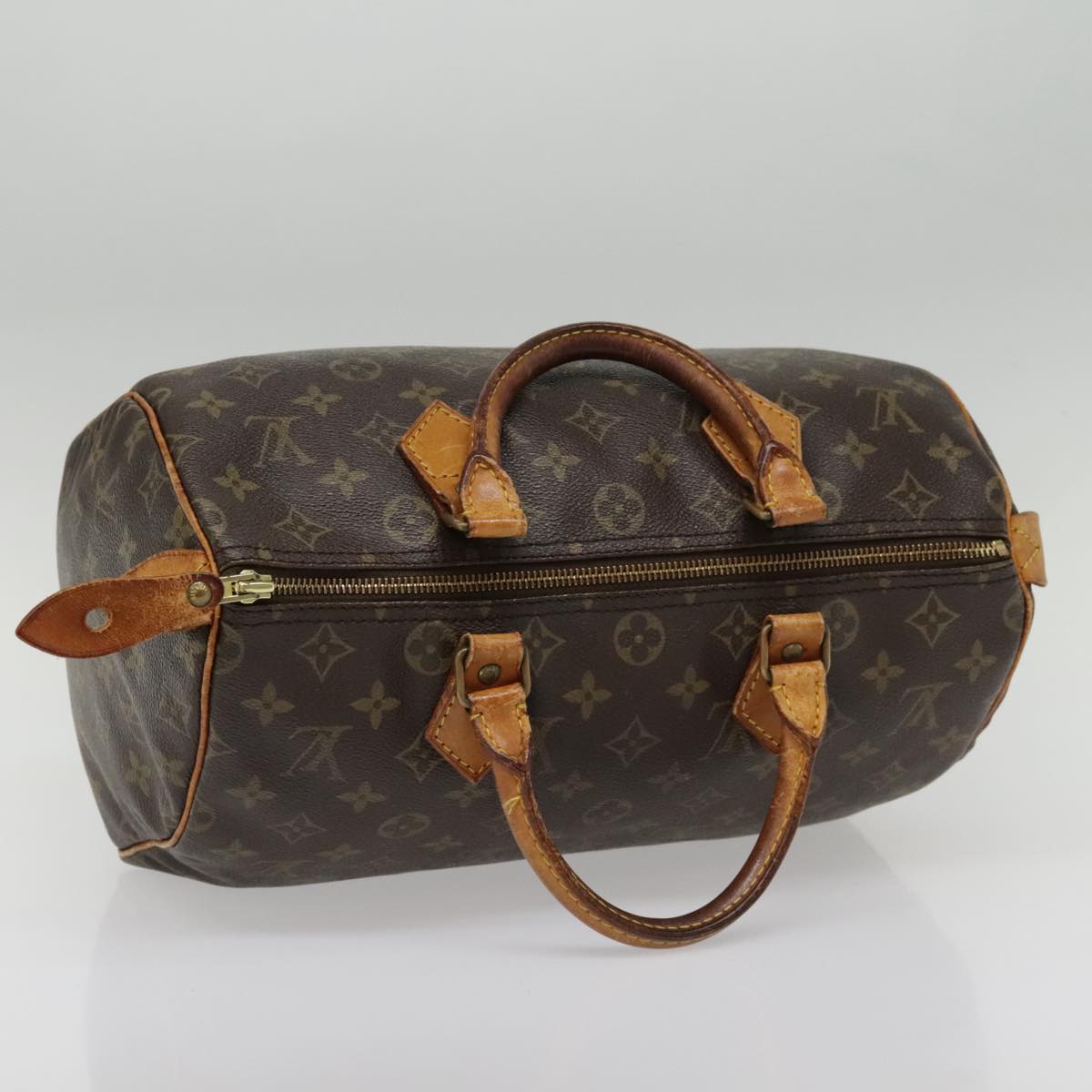 LOUIS VUITTON Monogram Speedy 30 Hand Bag M41526 LV Auth 94589