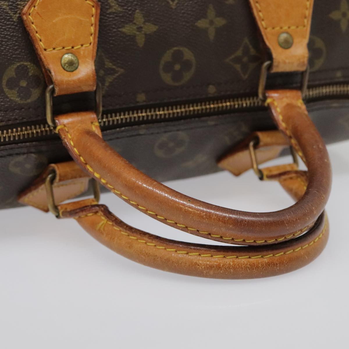 LOUIS VUITTON Monogram Speedy 30 Hand Bag M41526 LV Auth 94589