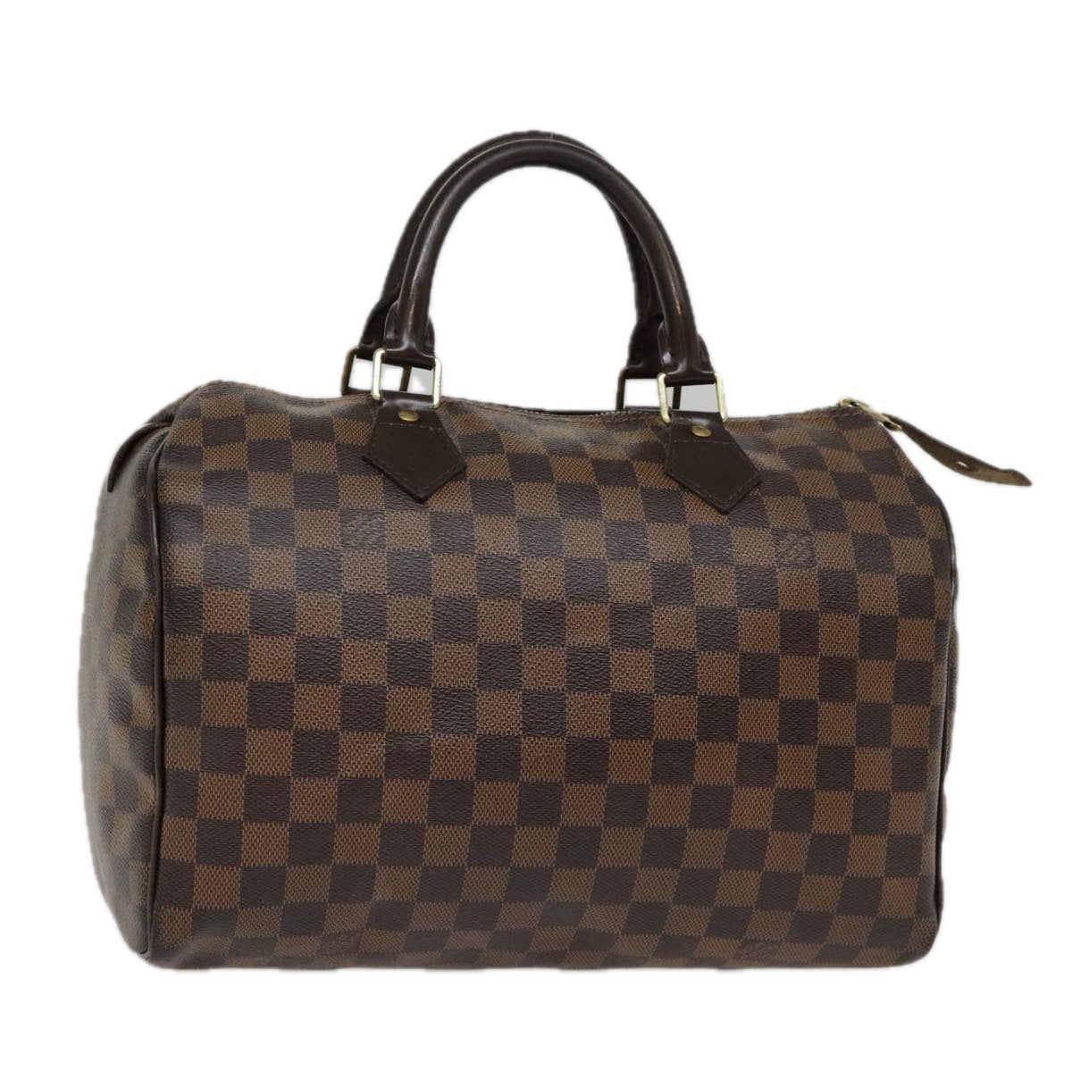 LOUIS VUITTON Damier Ebene Speedy 30 Hand Bag N41364 LV Auth 94602