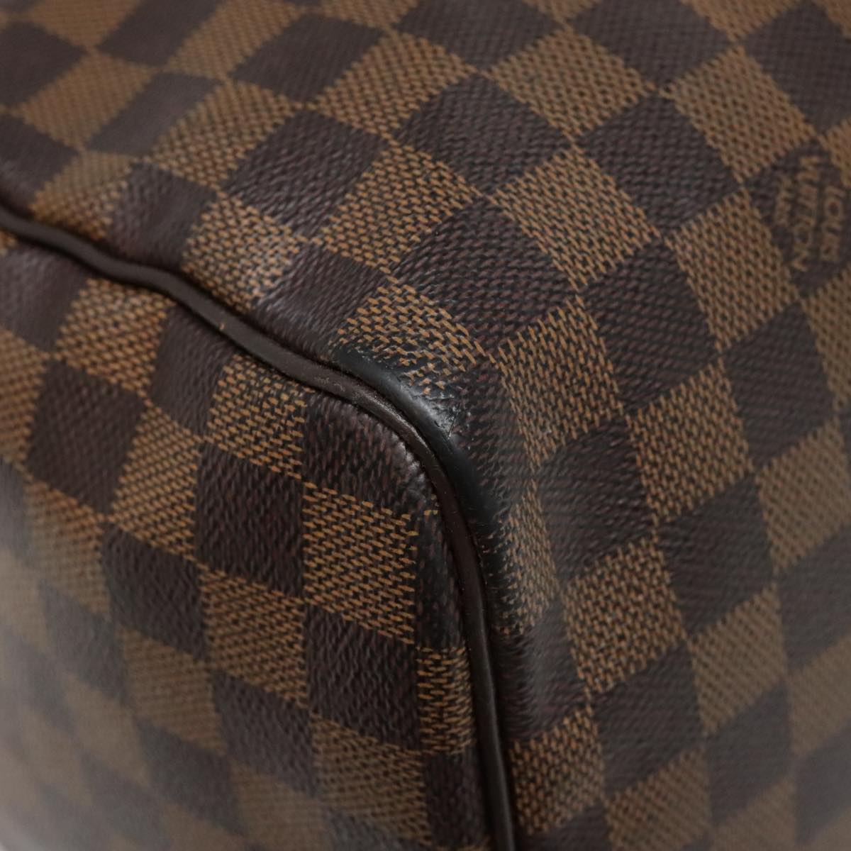 LOUIS VUITTON Damier Ebene Speedy 30 Hand Bag N41364 LV Auth 94602