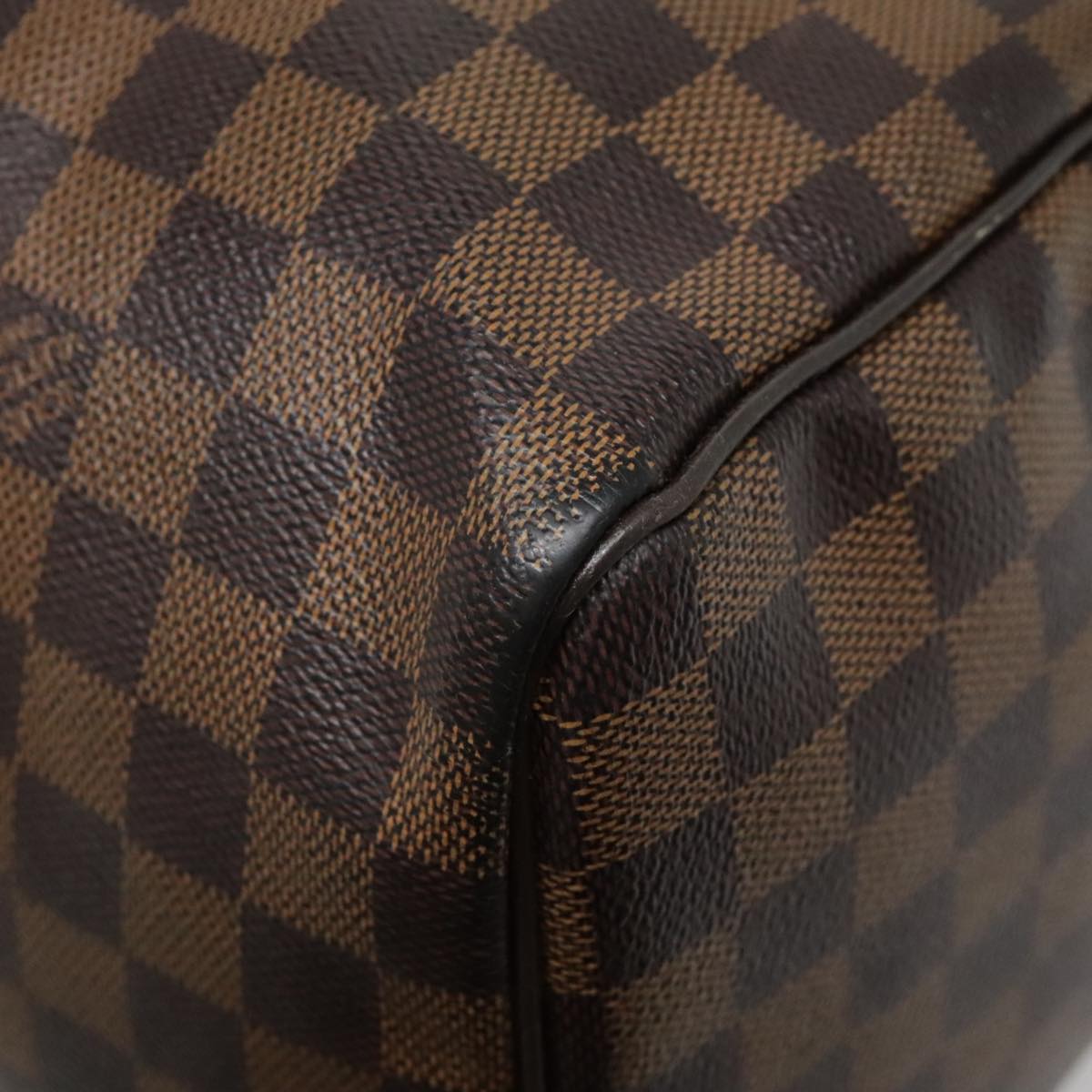 LOUIS VUITTON Damier Ebene Speedy 30 Hand Bag N41364 LV Auth 94602