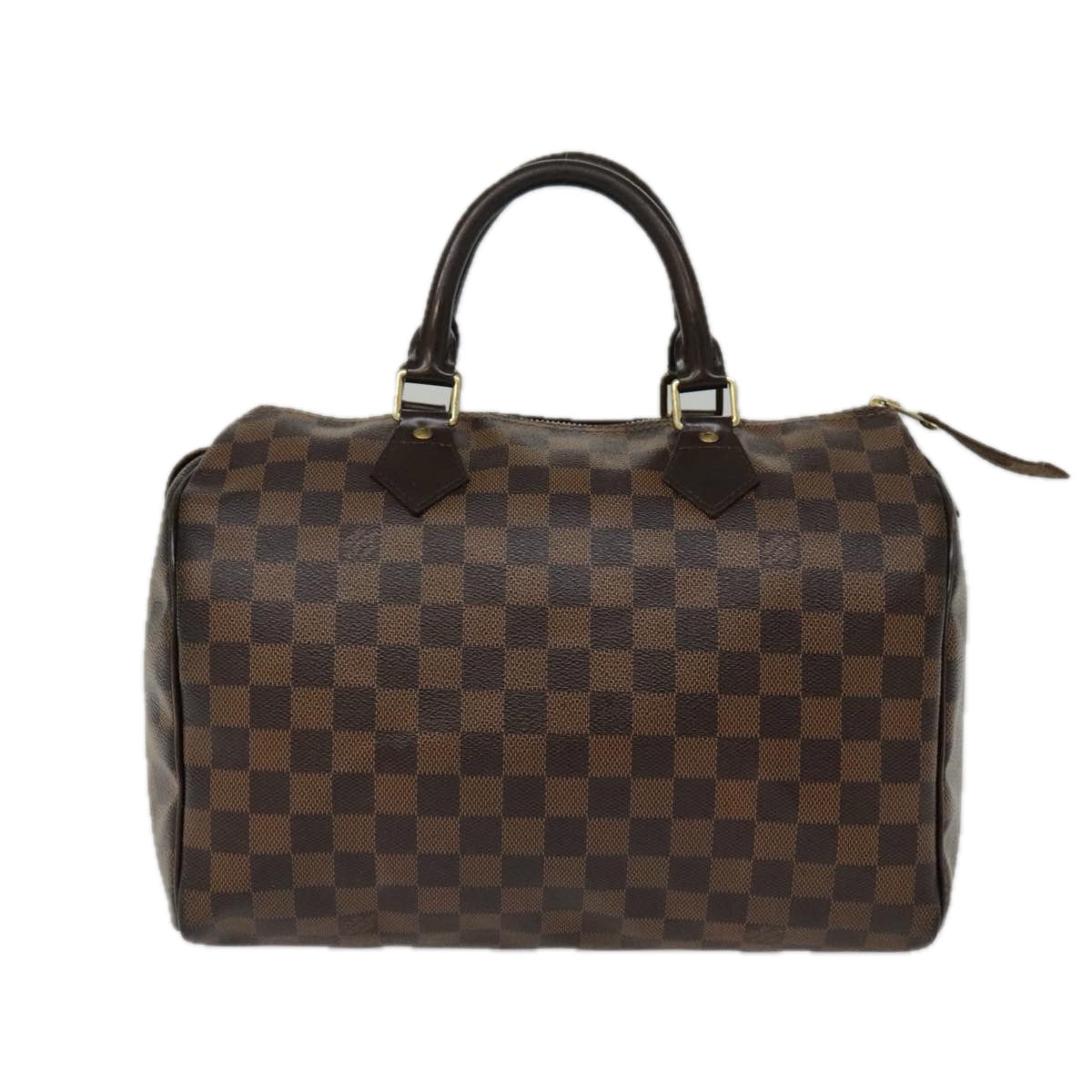 LOUIS VUITTON Damier Ebene Speedy 30 Hand Bag N41364 LV Auth 94602