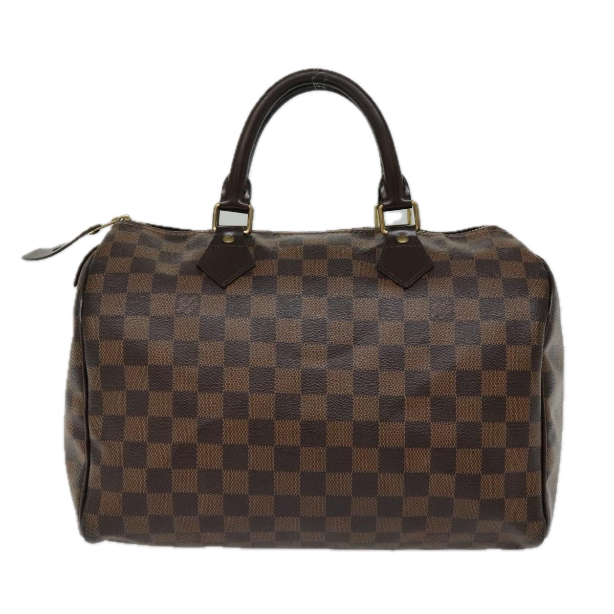 LOUIS VUITTON Damier Ebene Speedy 30 Hand Bag N41364 LV Auth 94602