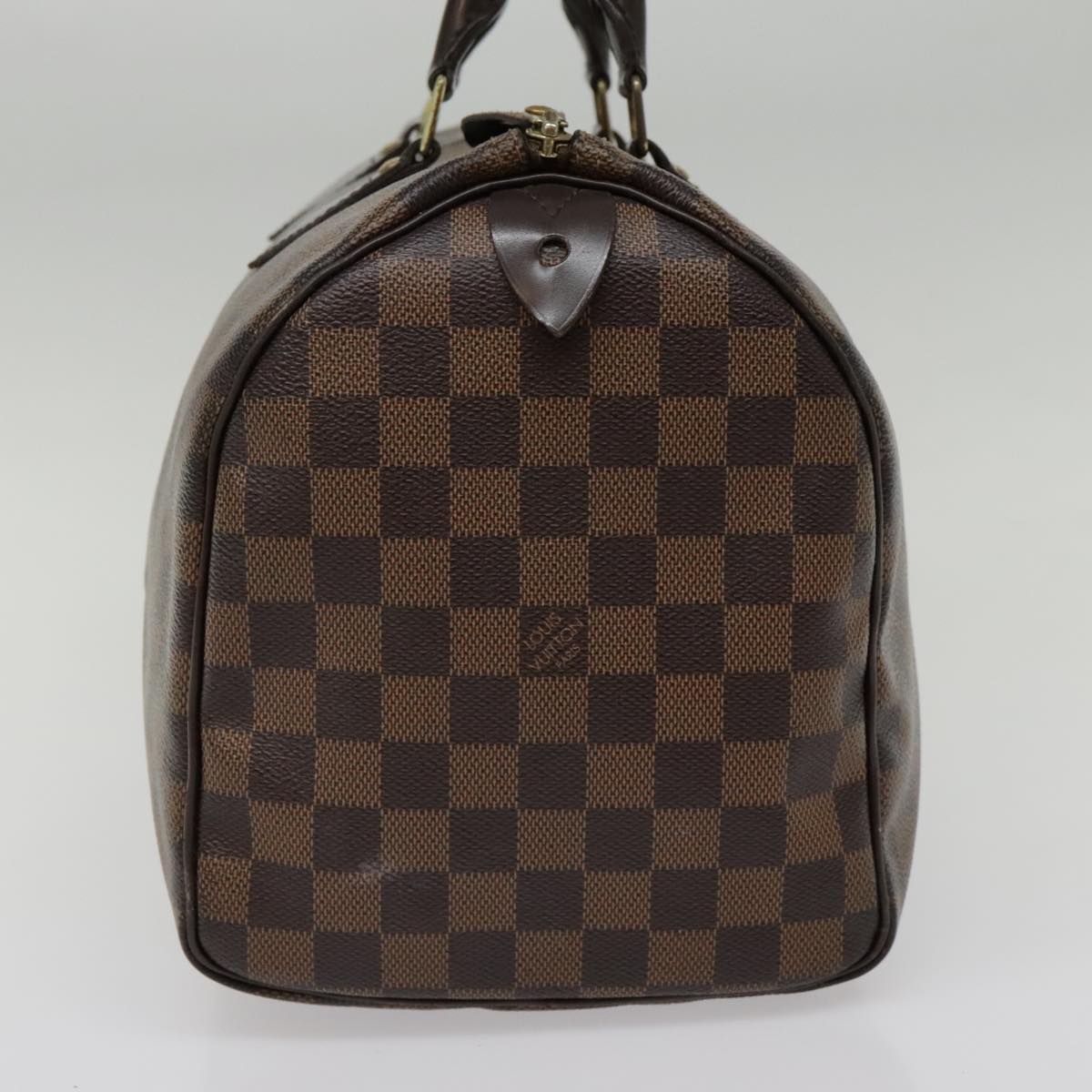 LOUIS VUITTON Damier Ebene Speedy 30 Hand Bag N41364 LV Auth 94602