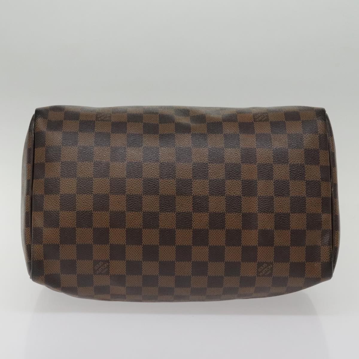 LOUIS VUITTON Damier Ebene Speedy 30 Hand Bag N41364 LV Auth 94602