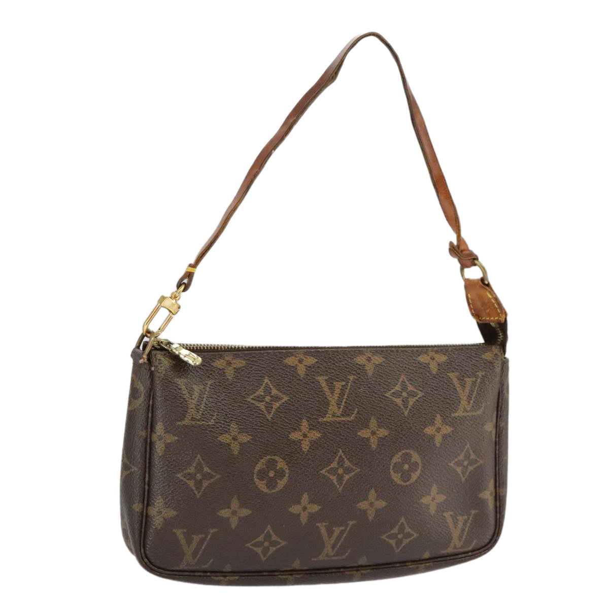 LOUIS VUITTON Monogram Pochette Accessoires Pouch M51980 LV Auth 94624