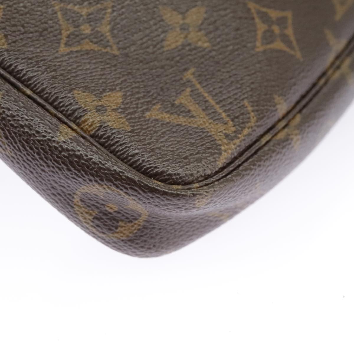 LOUIS VUITTON Monogram Pochette Accessoires Pouch M51980 LV Auth 94624