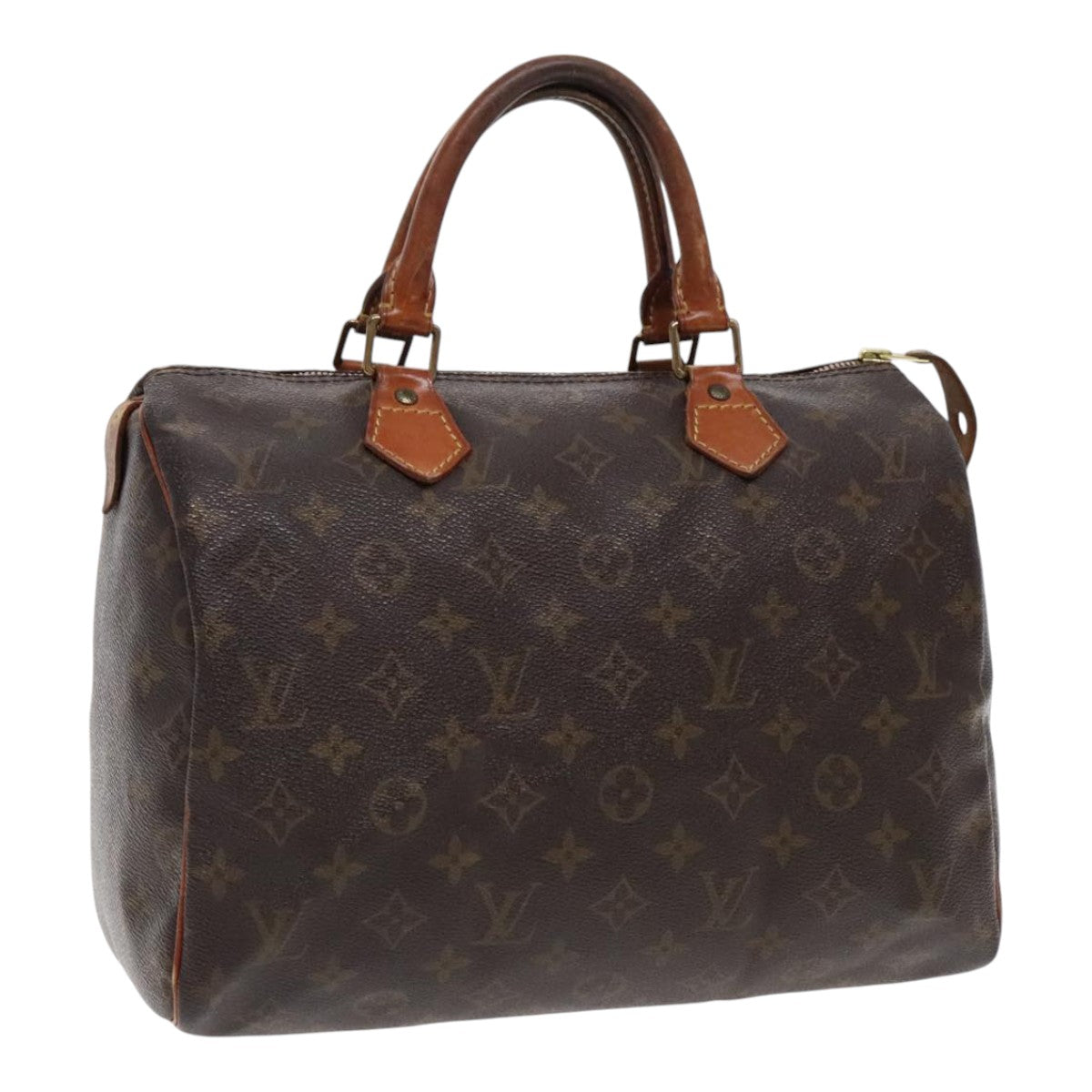 LOUIS VUITTON Monogram Speedy 30 Hand Bag M41526 LV Auth 94658