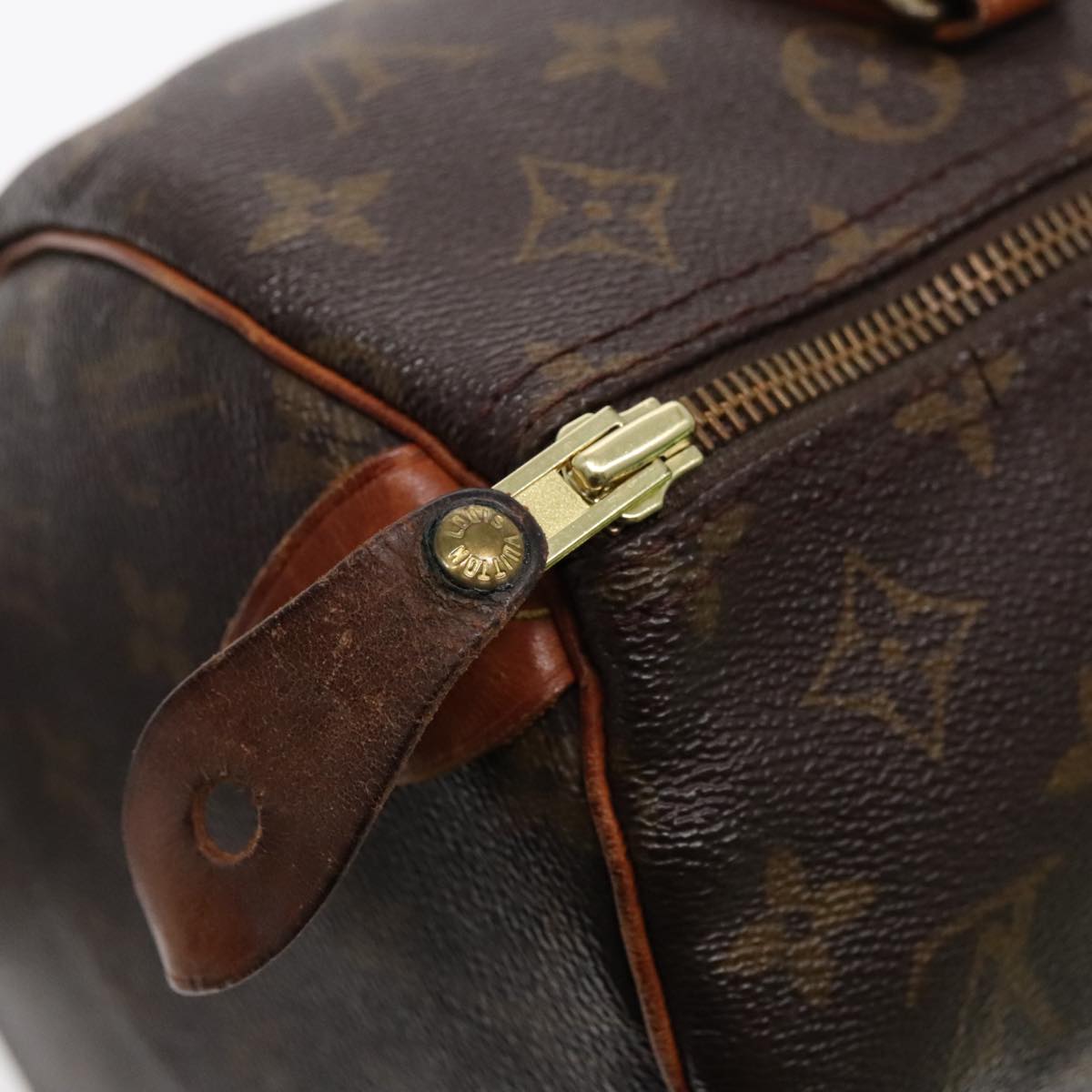 LOUIS VUITTON Monogram Speedy 30 Hand Bag M41526 LV Auth 94658