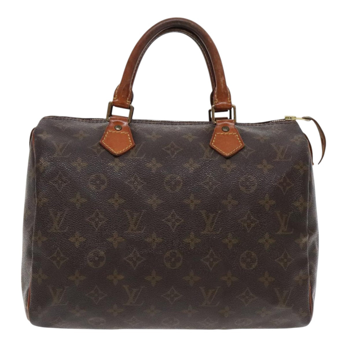 LOUIS VUITTON Monogram Speedy 30 Hand Bag M41526 LV Auth 94658