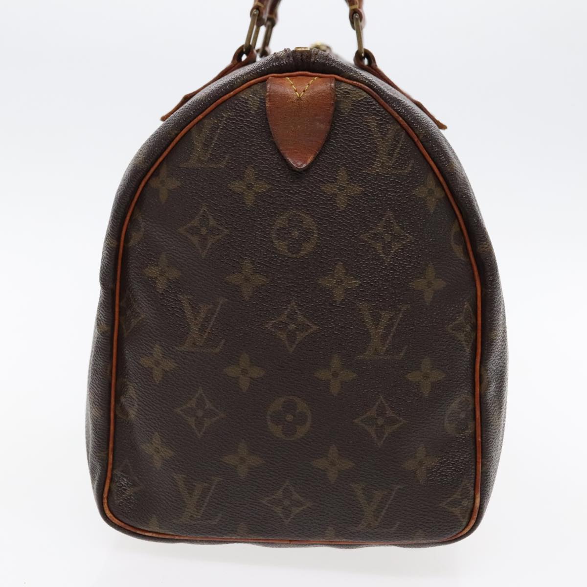 LOUIS VUITTON Monogram Speedy 30 Hand Bag M41526 LV Auth 94658