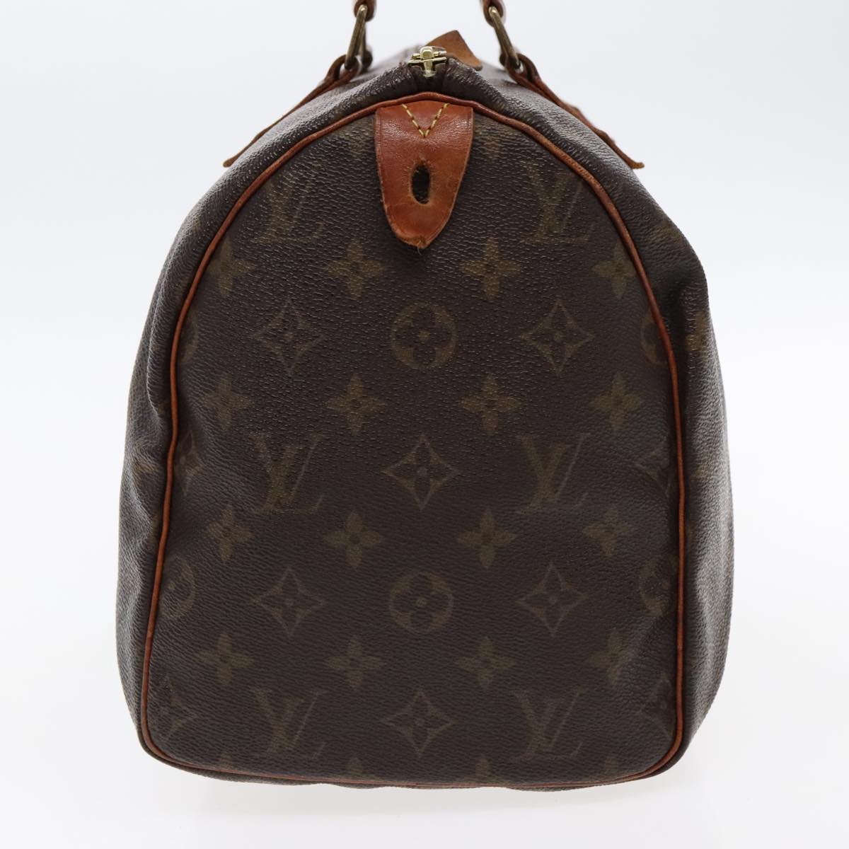 LOUIS VUITTON Monogram Speedy 30 Hand Bag M41526 LV Auth 94658