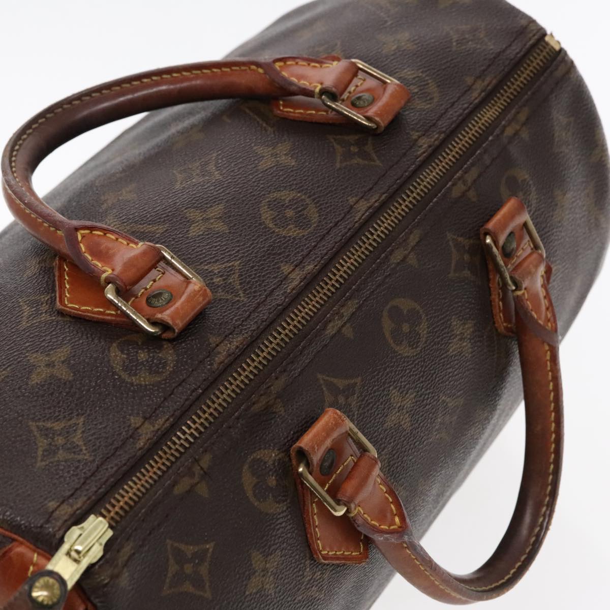 LOUIS VUITTON Monogram Speedy 30 Hand Bag M41526 LV Auth 94658