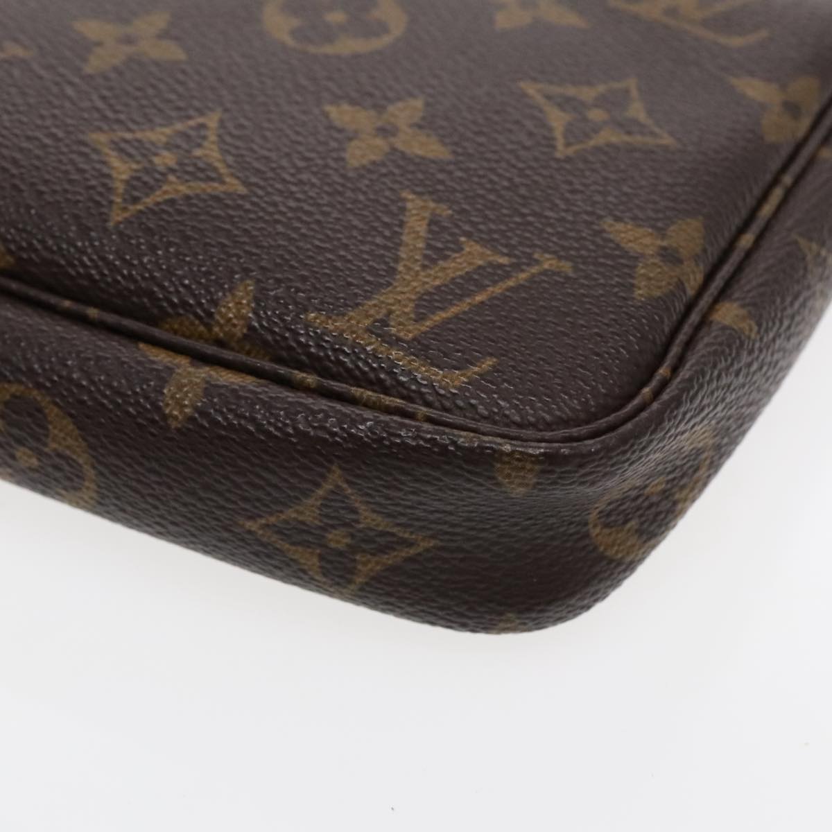 LOUIS VUITTON Monogram Pochette Accessoires Pouch M51980 LV Auth 94670