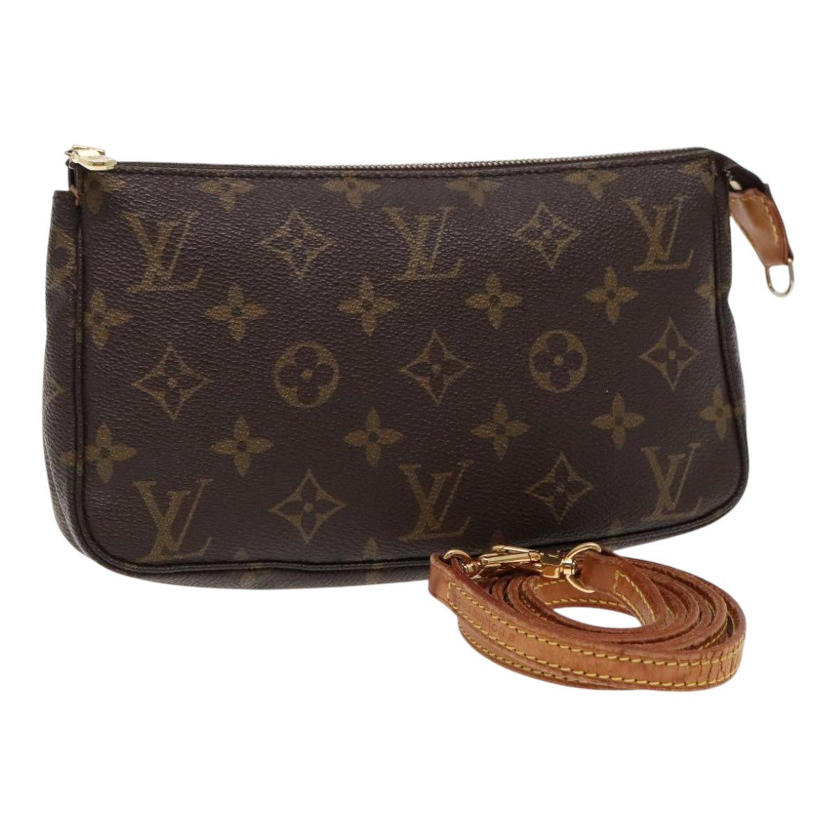 LOUIS VUITTON Monogram Pochette Accessoires Pouch M51980 LV Auth 94712