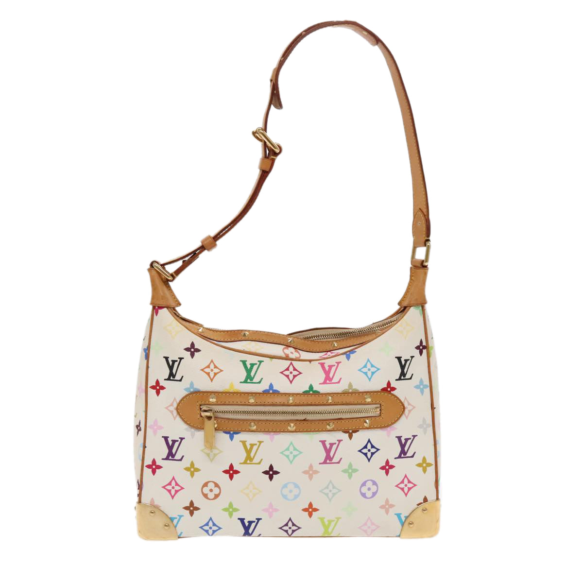 LOUIS VUITTON Monogram Multicolor Boulogne Shoulder Bag M92660 Auth 94715AV