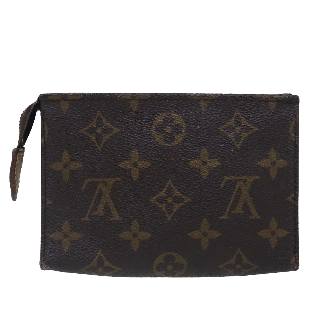 LOUIS VUITTON Monogram Poche Toilette 15 Pouch M47546 LV Auth 94731