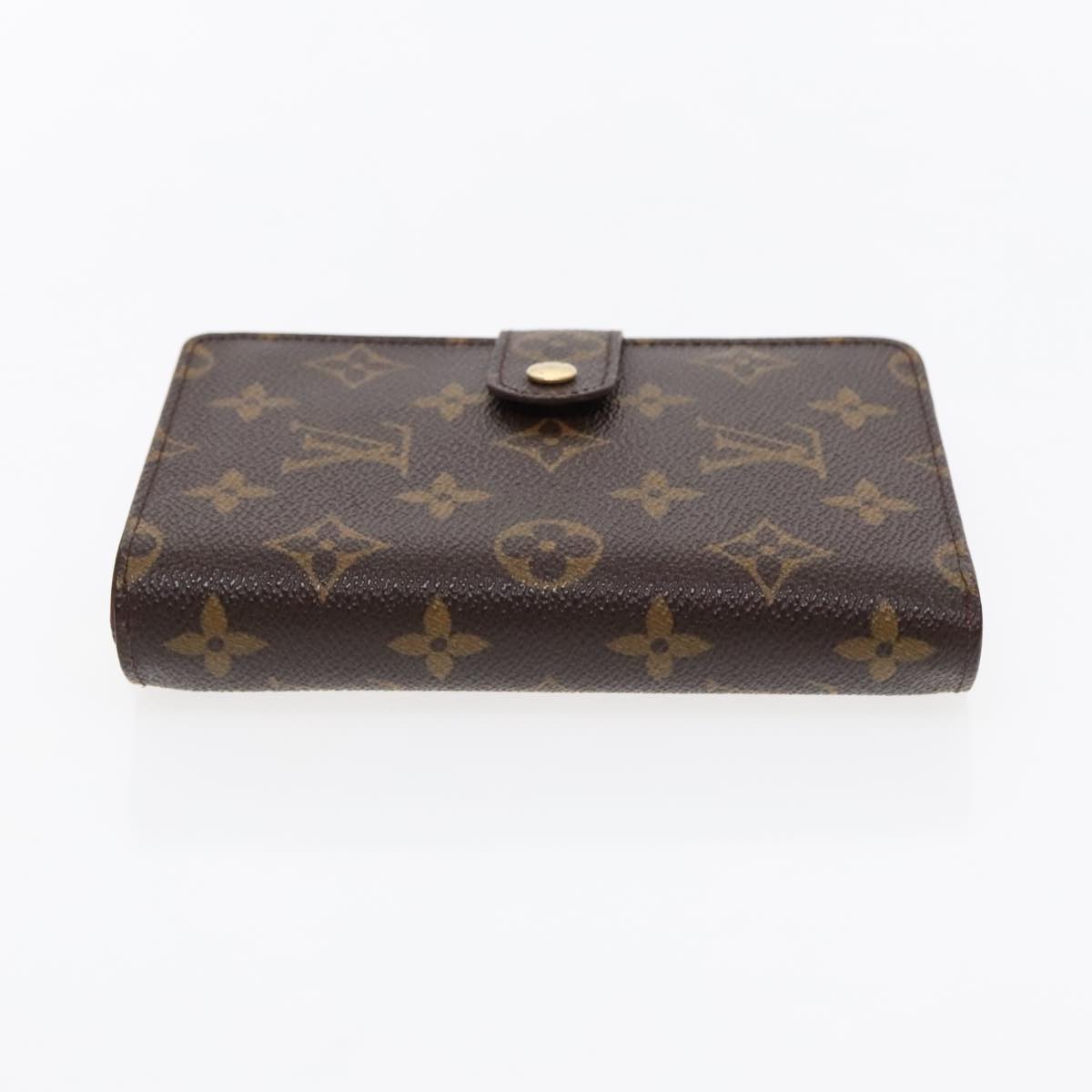 LOUIS VUITTON Monogram Porto Papie Zip Wallet M61207 LV Auth 94739