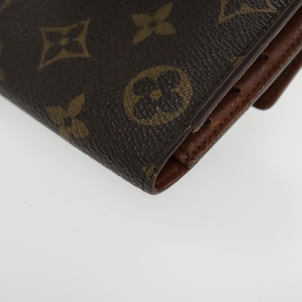 LOUIS VUITTON Monogram Portefeuille International Wallet M61217 LV Auth 94741