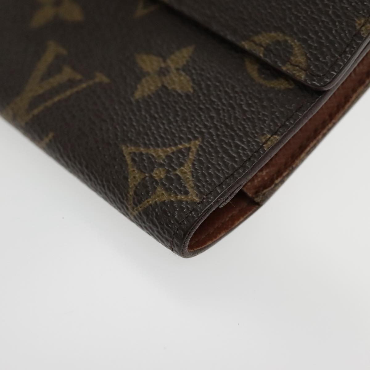 LOUIS VUITTON Monogram Portefeuille International Wallet M61217 LV Auth 94741