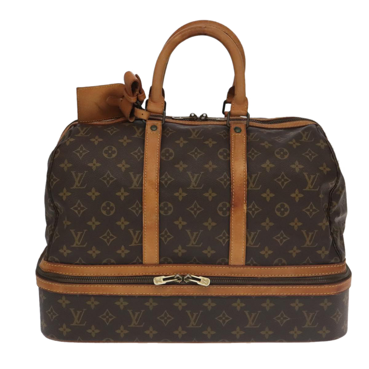 LOUIS VUITTON Monogram Sac Sports Boston Bag M41444 LV Auth 94751