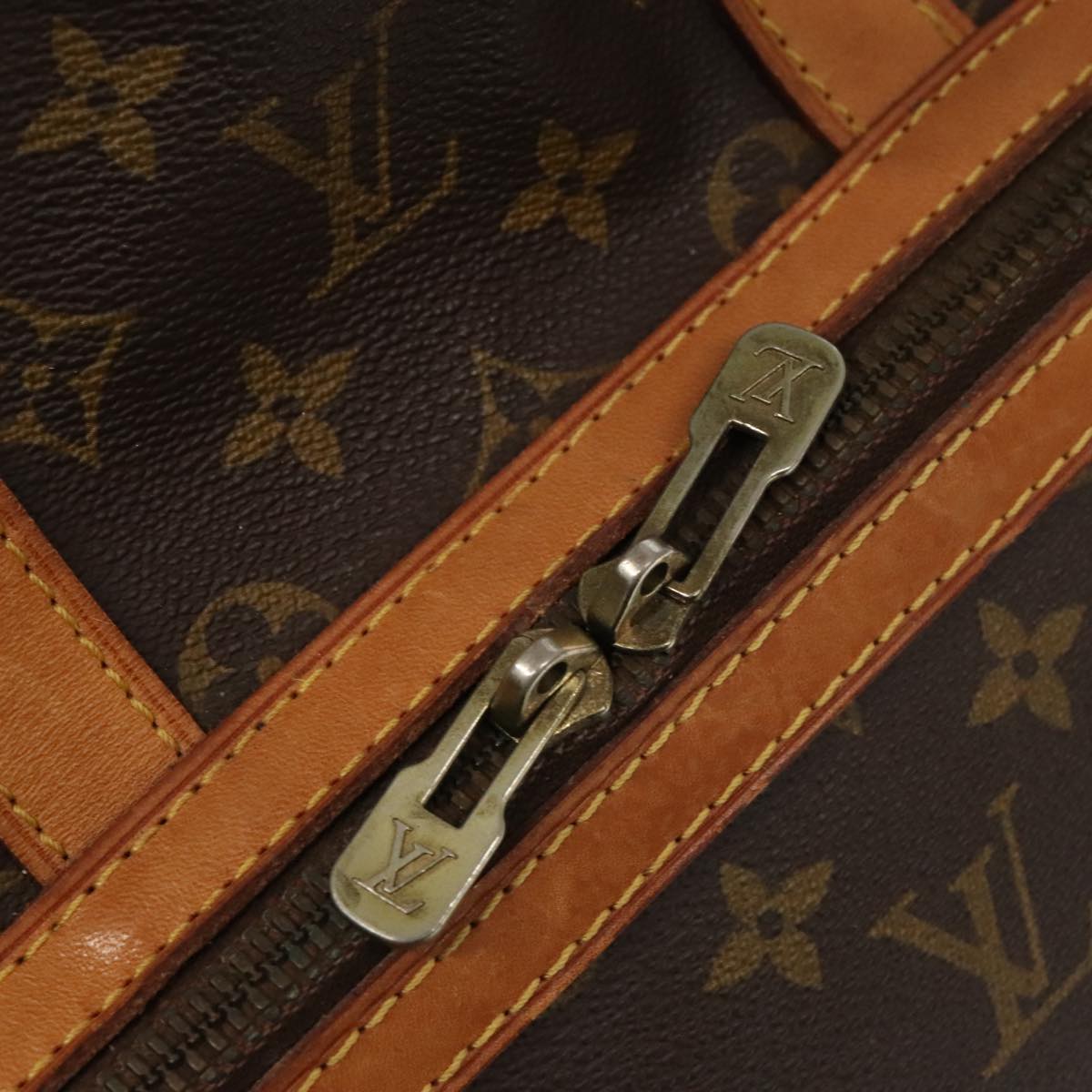 LOUIS VUITTON Monogram Sac Sports Boston Bag M41444 LV Auth 94751