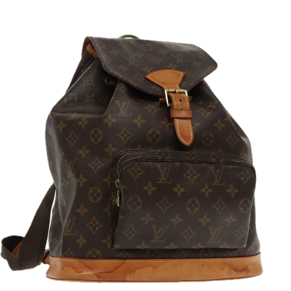 LOUIS VUITTON Monogram Montsouris GM Backpack M51135 LV Auth 94814