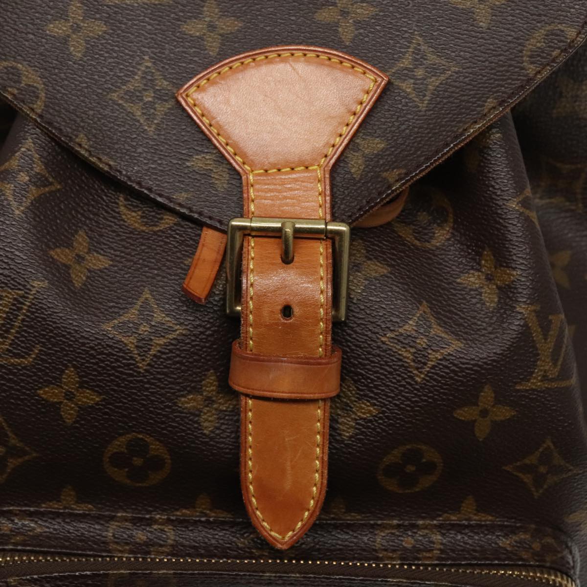 LOUIS VUITTON Monogram Montsouris GM Backpack M51135 LV Auth 94814