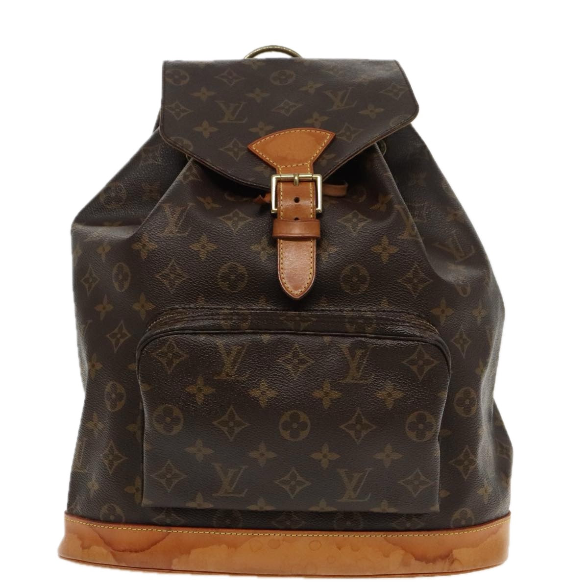 LOUIS VUITTON Monogram Montsouris GM Backpack M51135 LV Auth 94814