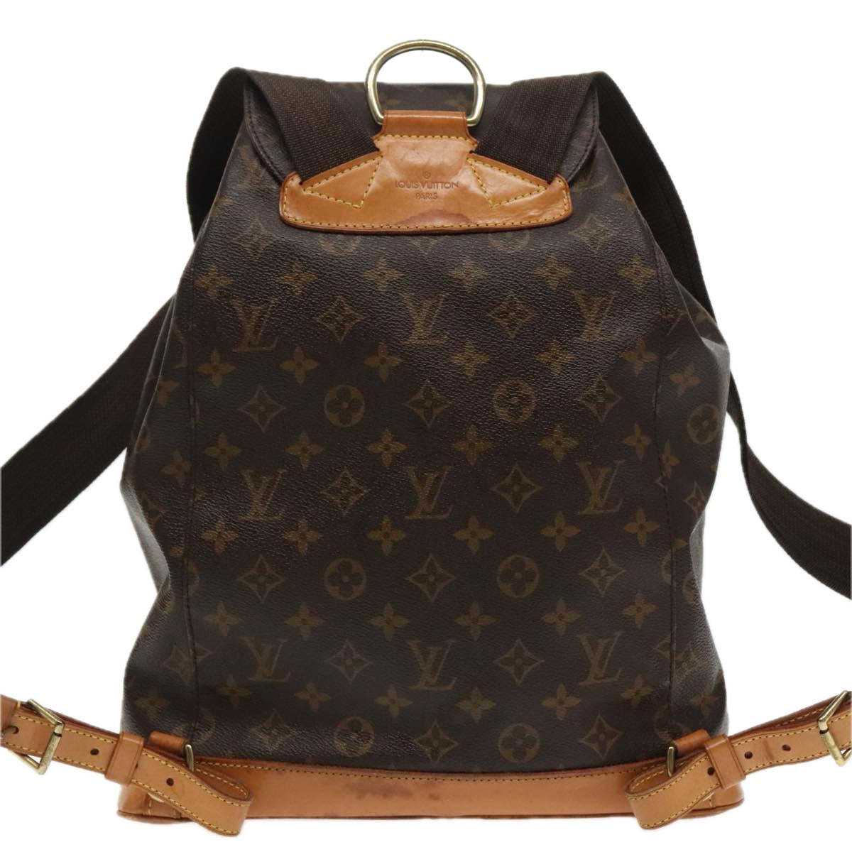 LOUIS VUITTON Monogram Montsouris GM Backpack M51135 LV Auth 94814