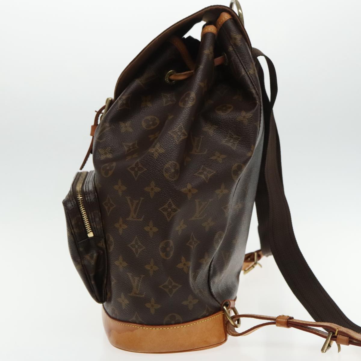 LOUIS VUITTON Monogram Montsouris GM Backpack M51135 LV Auth 94814