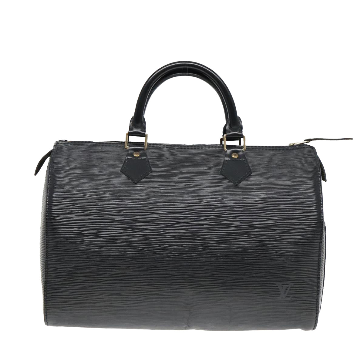 LOUIS VUITTON Epi Speedy 30 Hand Bag Noir Black M43002 LV Auth 94873