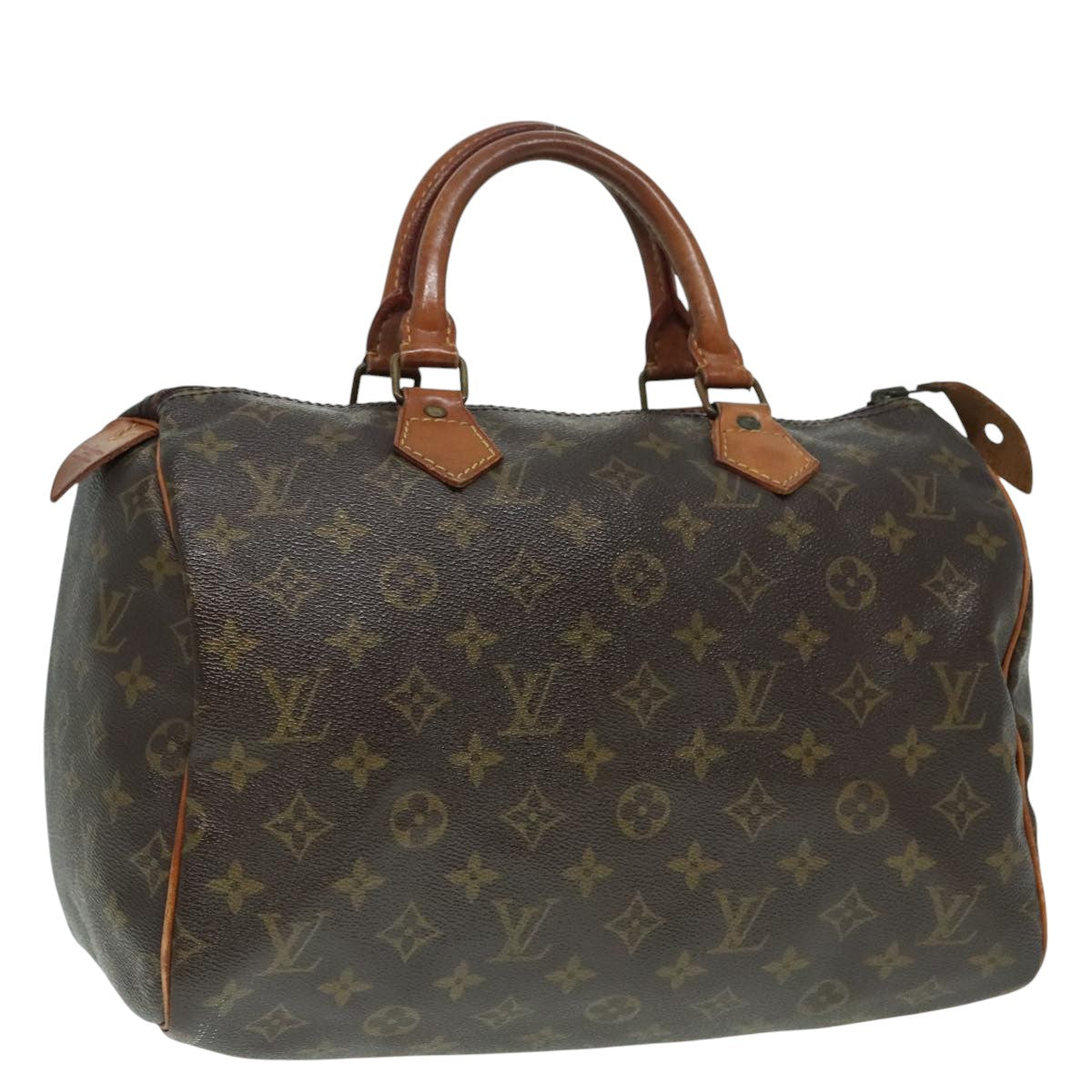 LOUIS VUITTON Monogram Speedy 30 Hand Bag M41526 LV Auth 94881