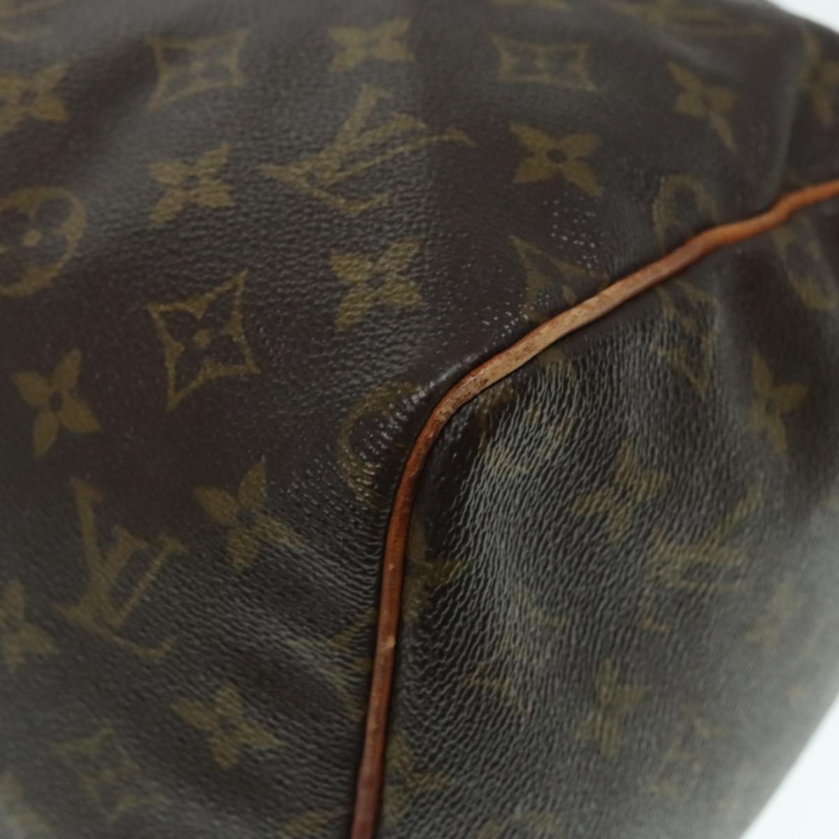 LOUIS VUITTON Monogram Speedy 30 Hand Bag M41526 LV Auth 94881