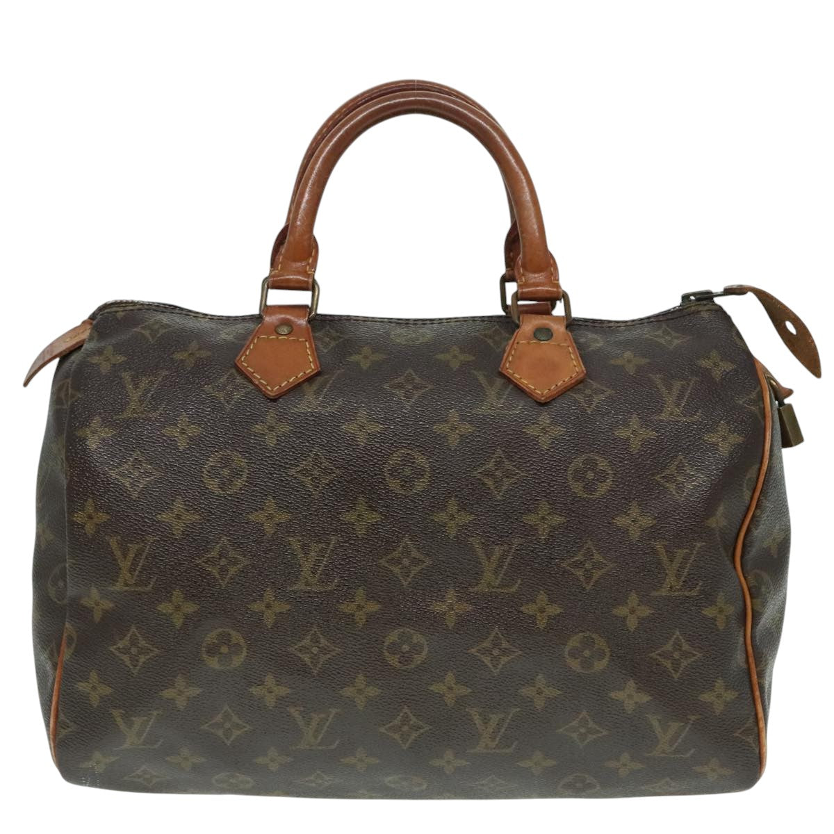 LOUIS VUITTON Monogram Speedy 30 Hand Bag M41526 LV Auth 94881