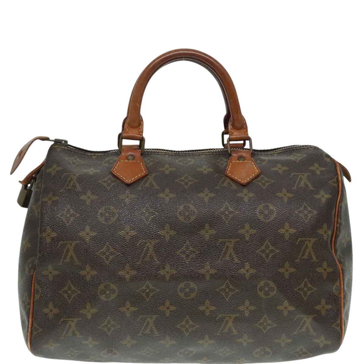 LOUIS VUITTON Monogram Speedy 30 Hand Bag M41526 LV Auth 94881