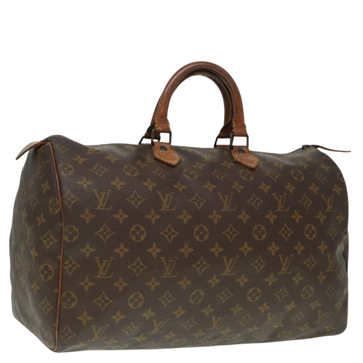 LOUIS VUITTON Monogram Speedy 40 Hand Bag M41522 LV Auth 94893