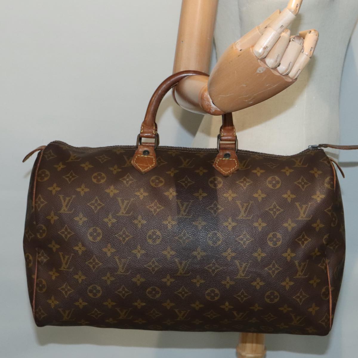 LOUIS VUITTON Monogram Speedy 40 Hand Bag M41522 LV Auth 94893