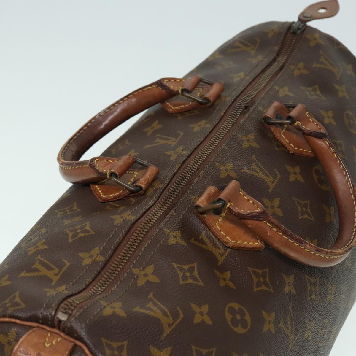 LOUIS VUITTON Monogram Speedy 40 Hand Bag M41522 LV Auth 94893