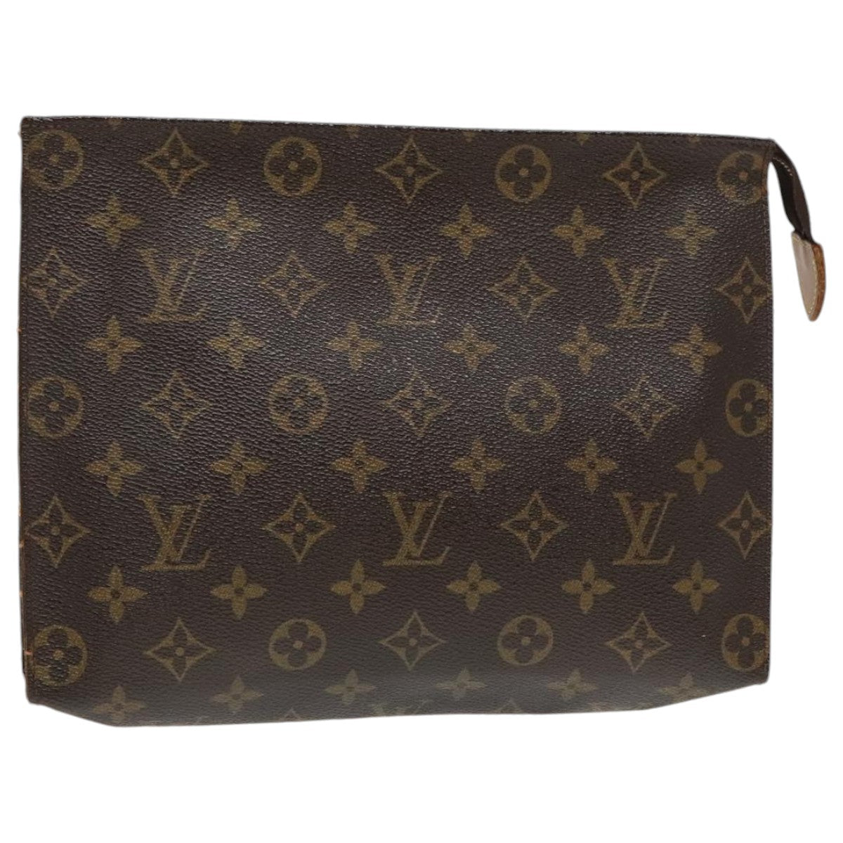 LOUIS VUITTON Monogram Poche Toilette 26 Pouch M47542 LV Auth 94904