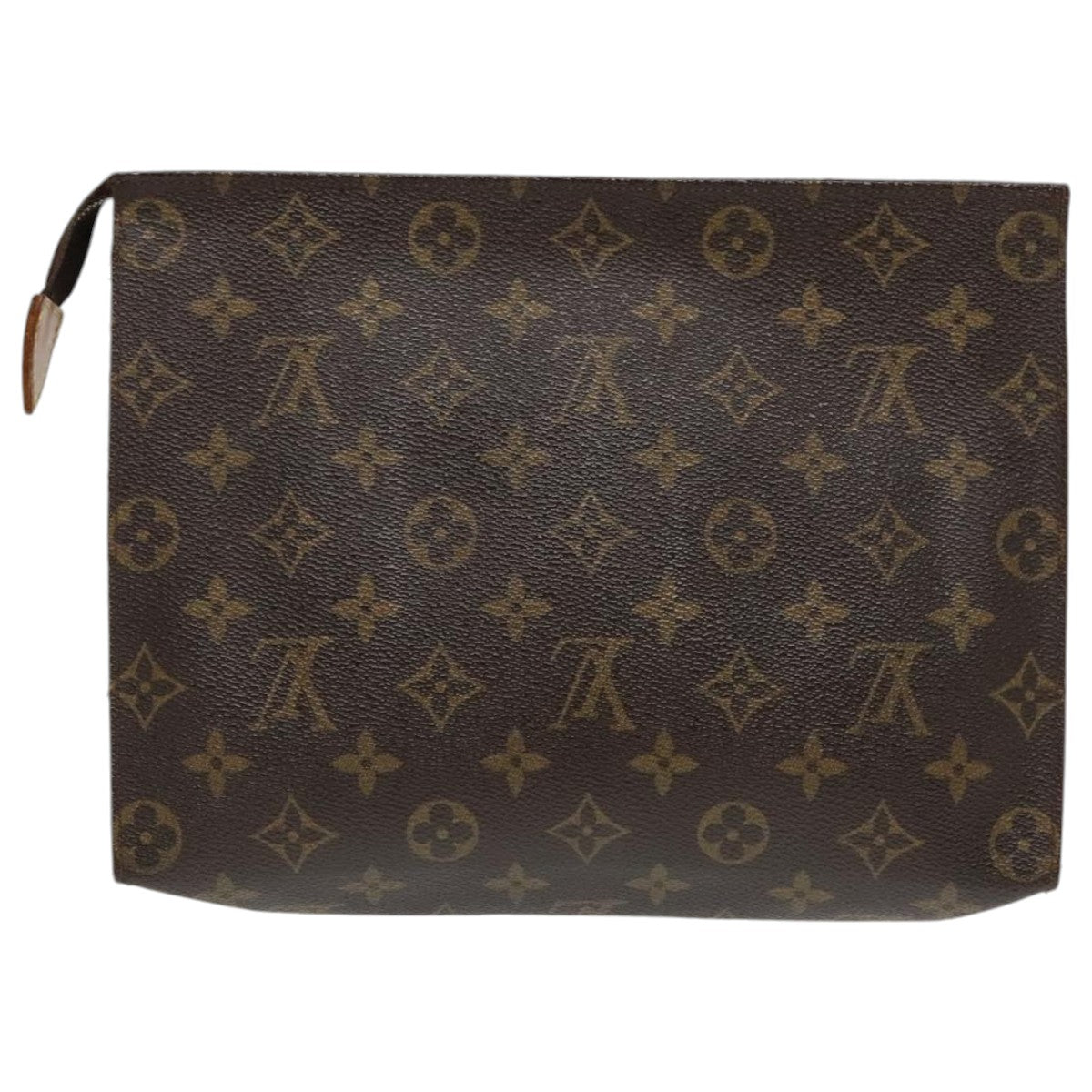 LOUIS VUITTON Monogram Poche Toilette 26 Pouch M47542 LV Auth 94904