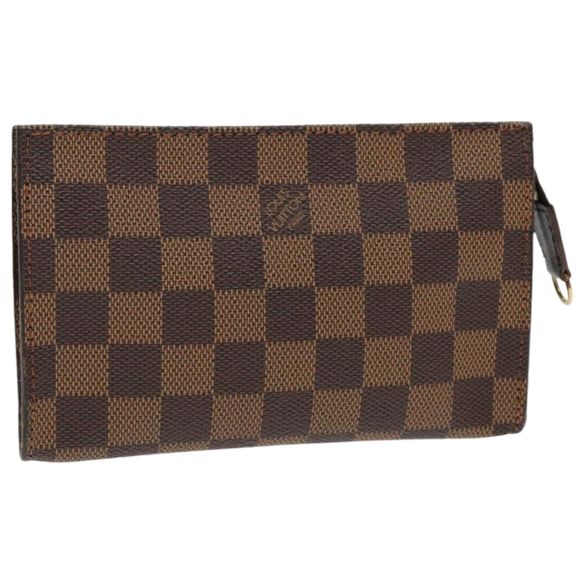 LOUIS VUITTON Damier Ebene Marais Pouch LV Auth 94934