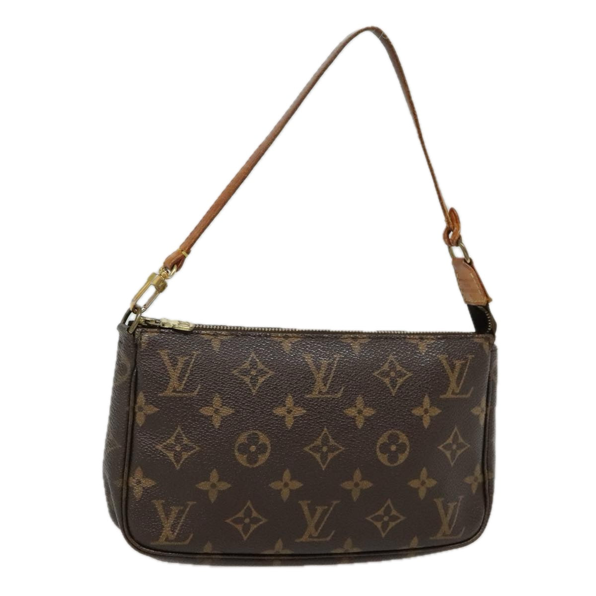 LOUIS VUITTON Monogram Pochette Accessoires Pouch M51980 LV Auth 94935