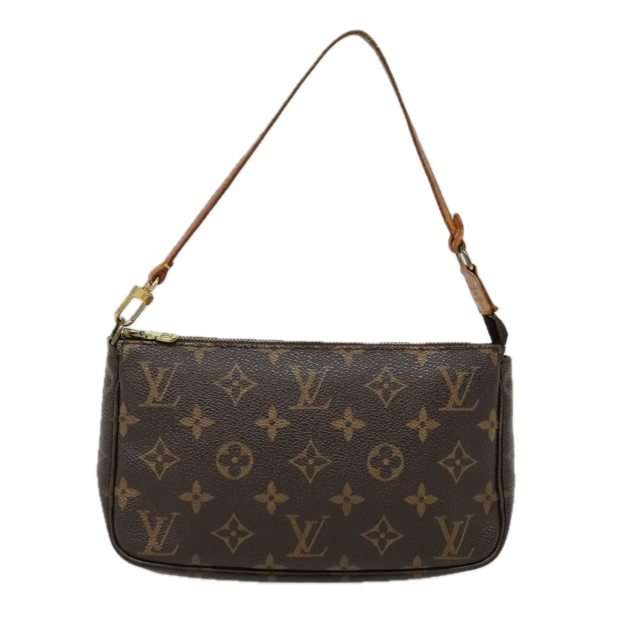 LOUIS VUITTON Monogram Pochette Accessoires Pouch M51980 LV Auth 94935