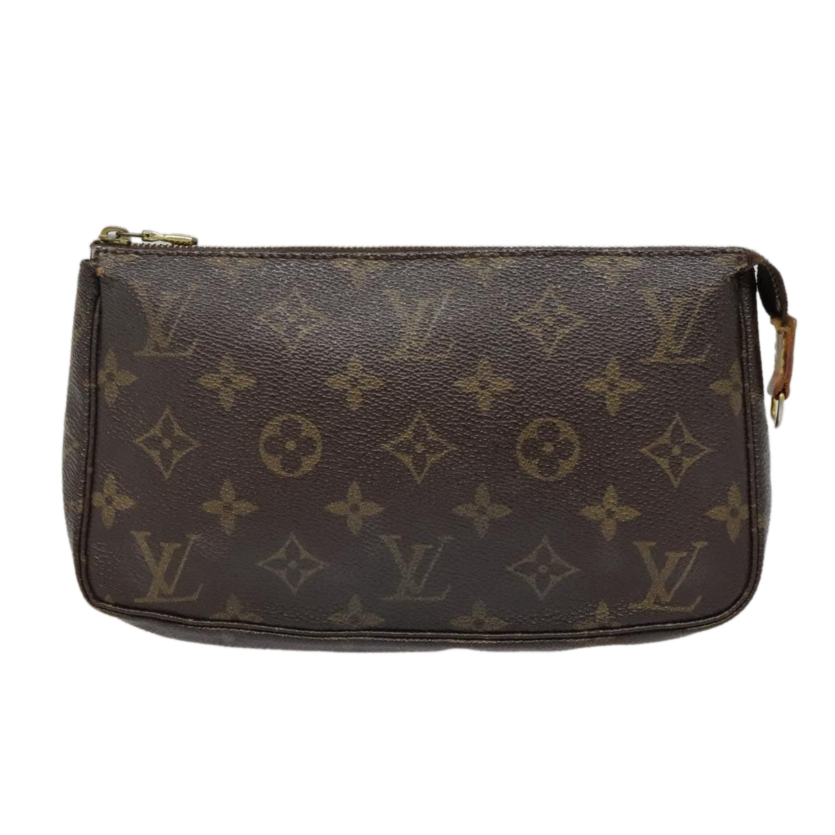 LOUIS VUITTON Monogram Pochette Accessoires Pouch M51980 LV Auth 94940