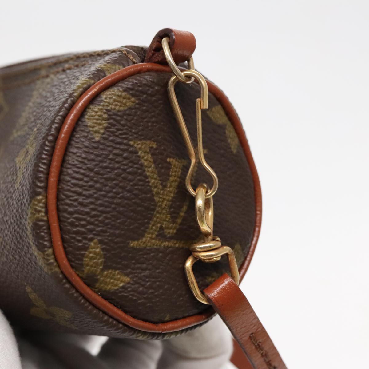 LOUIS VUITTON Monogram Papillon Pouch LV Auth 94949