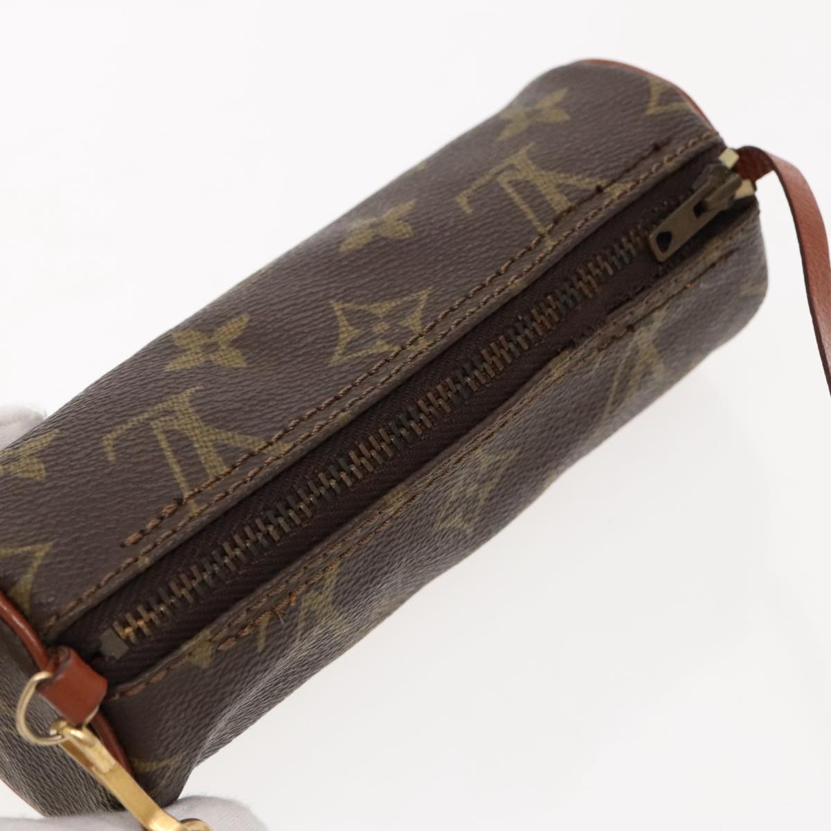 LOUIS VUITTON Monogram Papillon Pouch LV Auth 94949