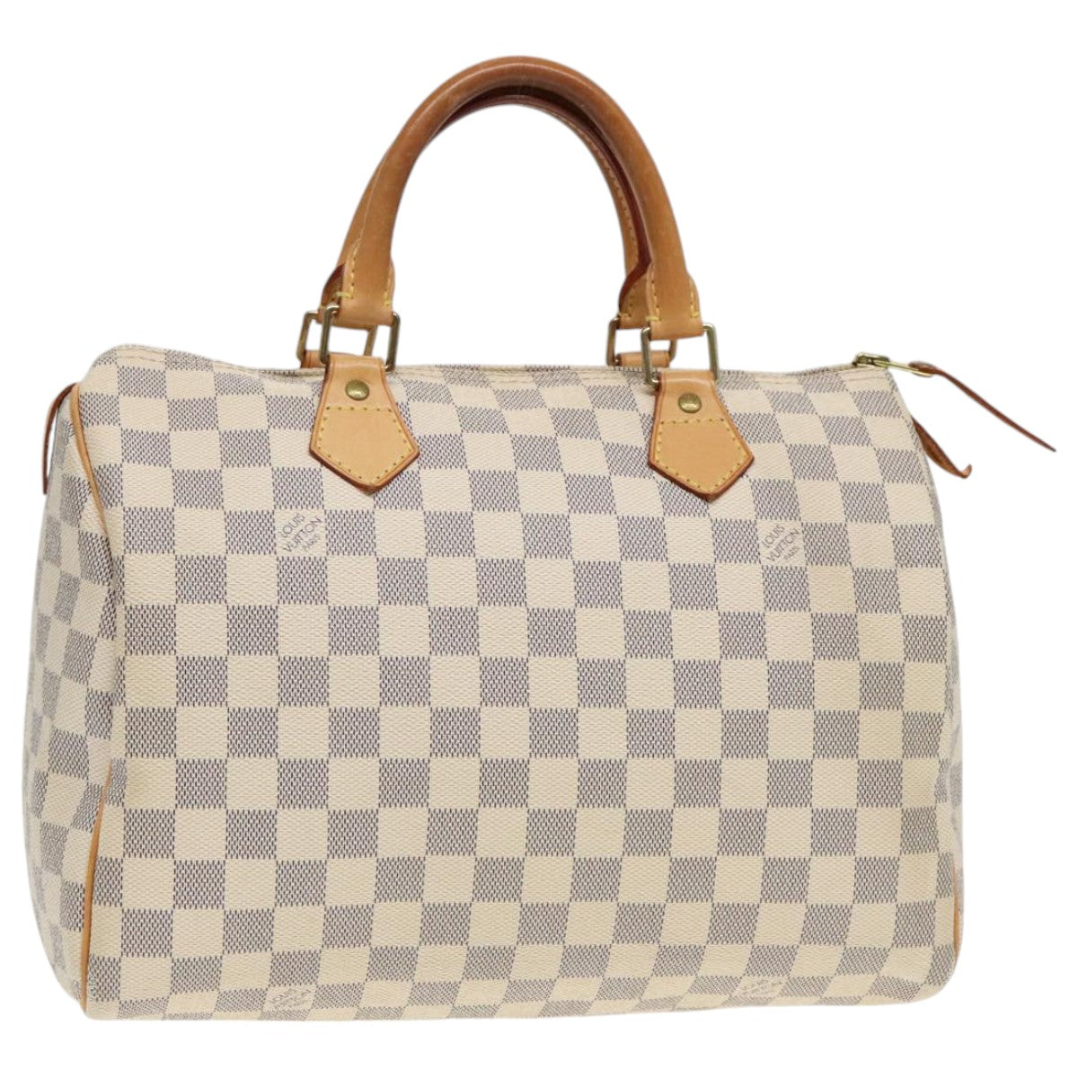 LOUIS VUITTON Damier Azur Speedy 30 Hand Bag N41533 LV Auth 94958