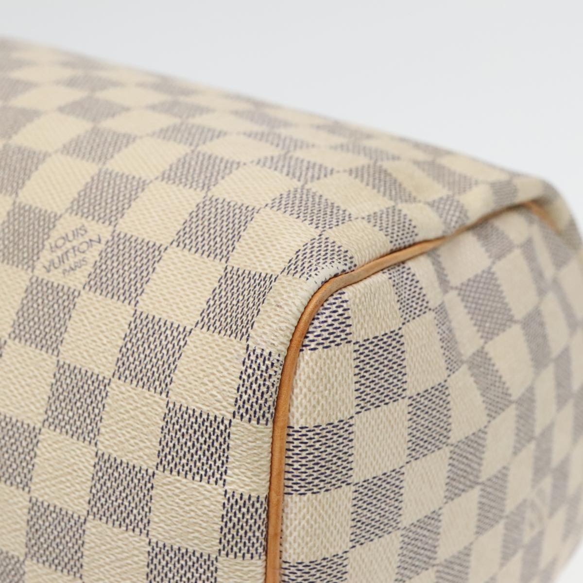 LOUIS VUITTON Damier Azur Speedy 30 Hand Bag N41533 LV Auth 94958