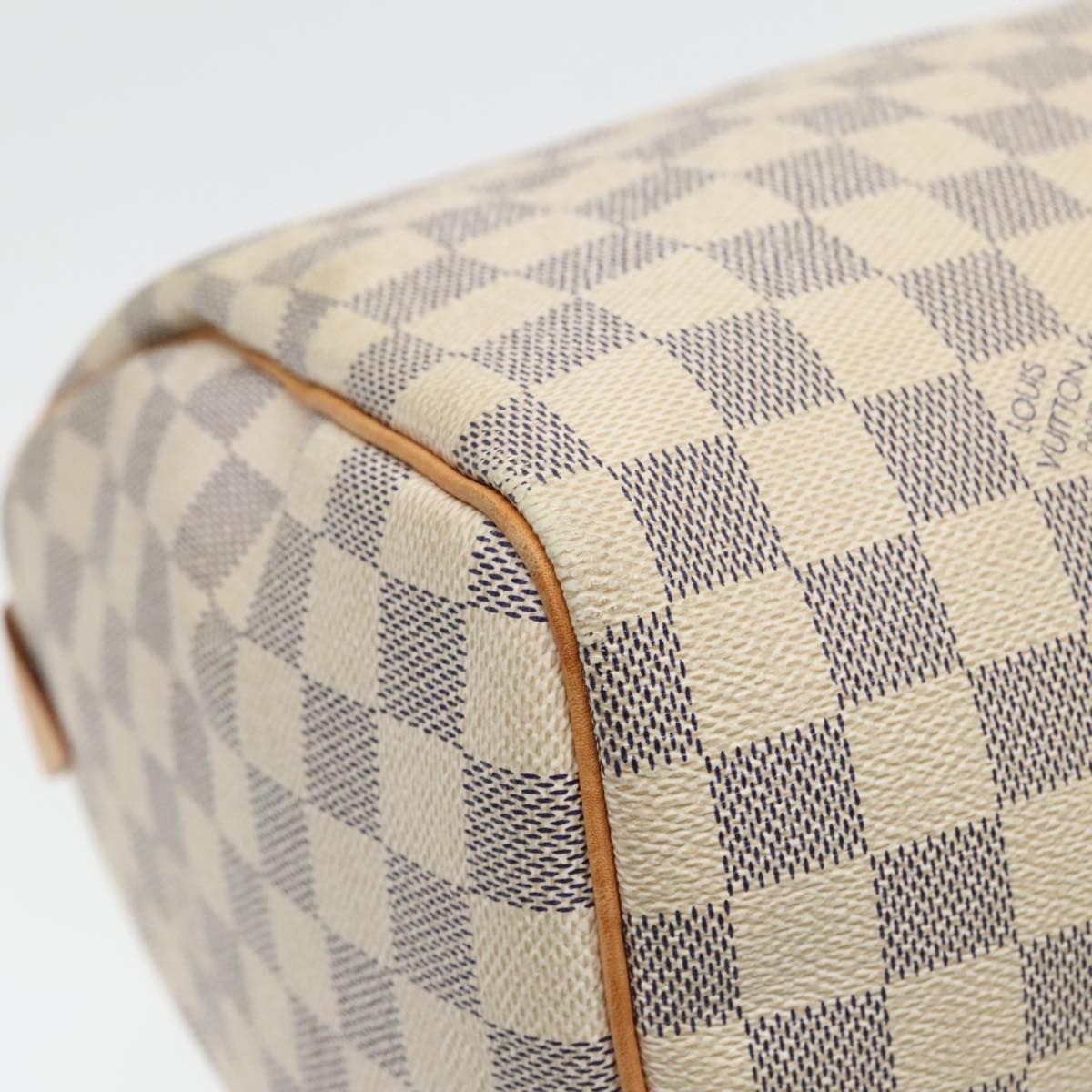 LOUIS VUITTON Damier Azur Speedy 30 Hand Bag N41533 LV Auth 94958